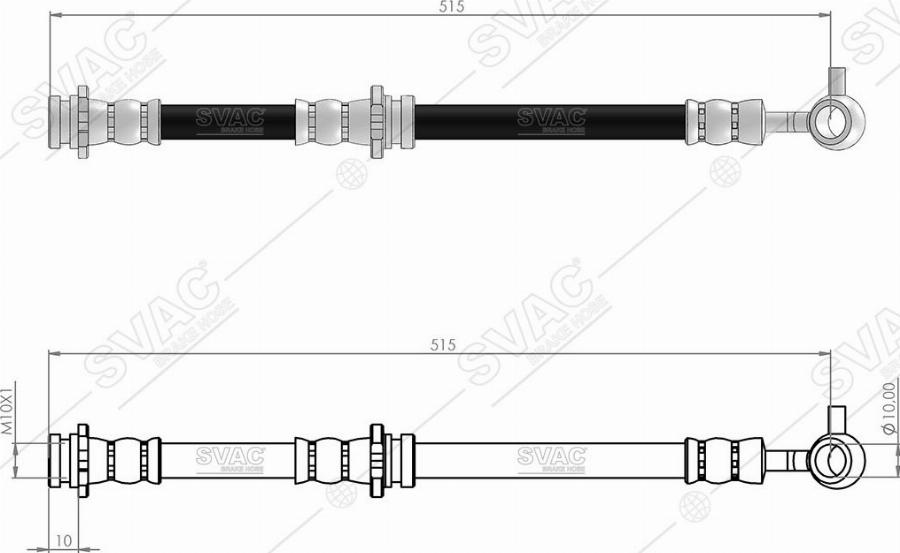 MOBILVERDE 50305210 - Flexible de frein cwaw.fr