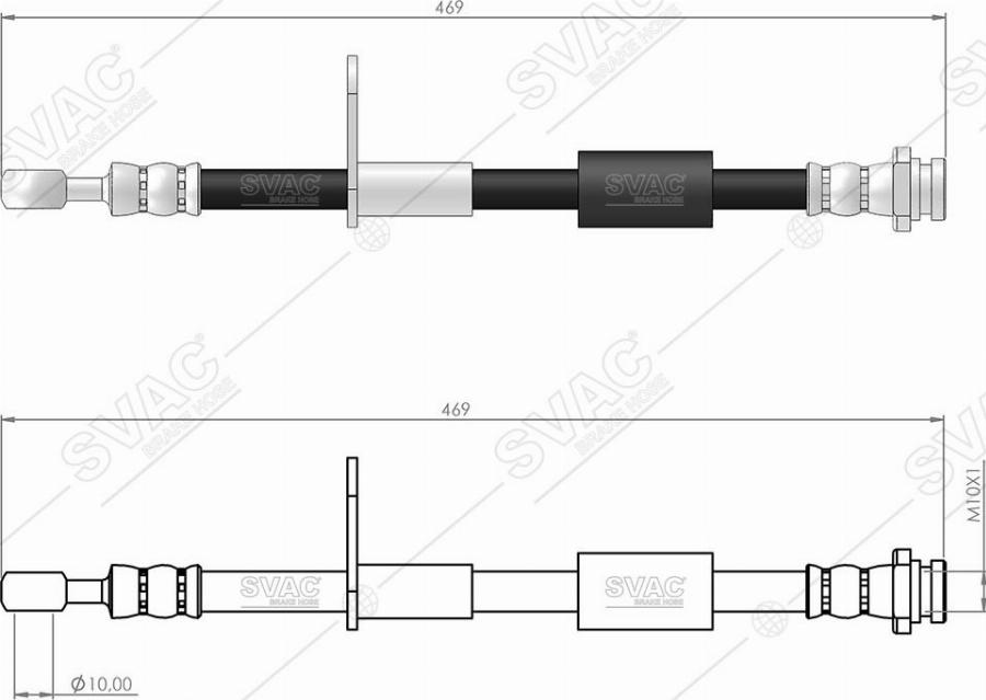 MOBILVERDE 50305276 - Flexible de frein cwaw.fr