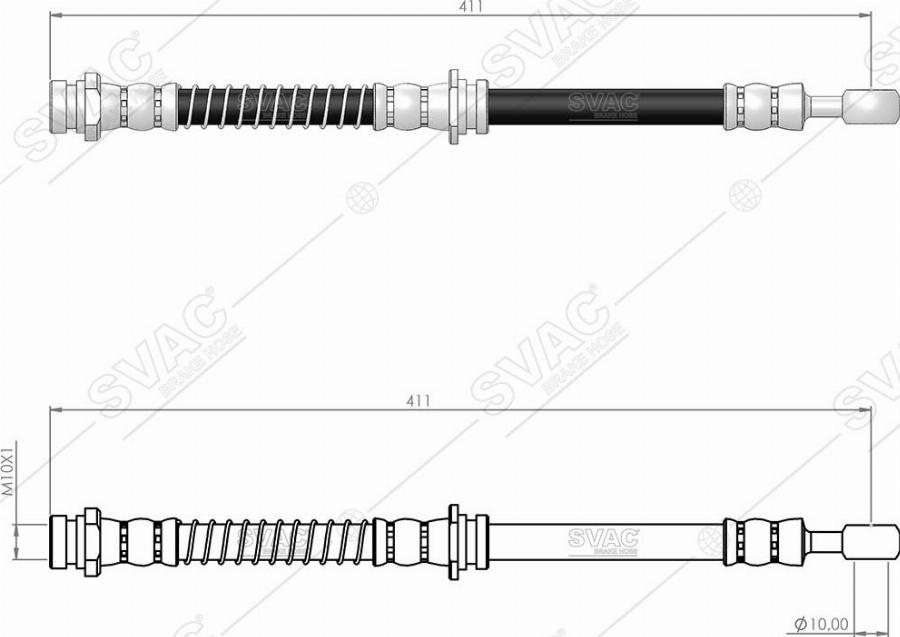 MOBILVERDE 50305743 - Flexible de frein cwaw.fr