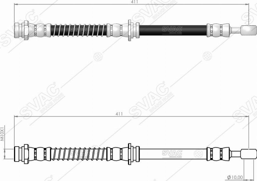 MOBILVERDE 50305767 - Flexible de frein cwaw.fr