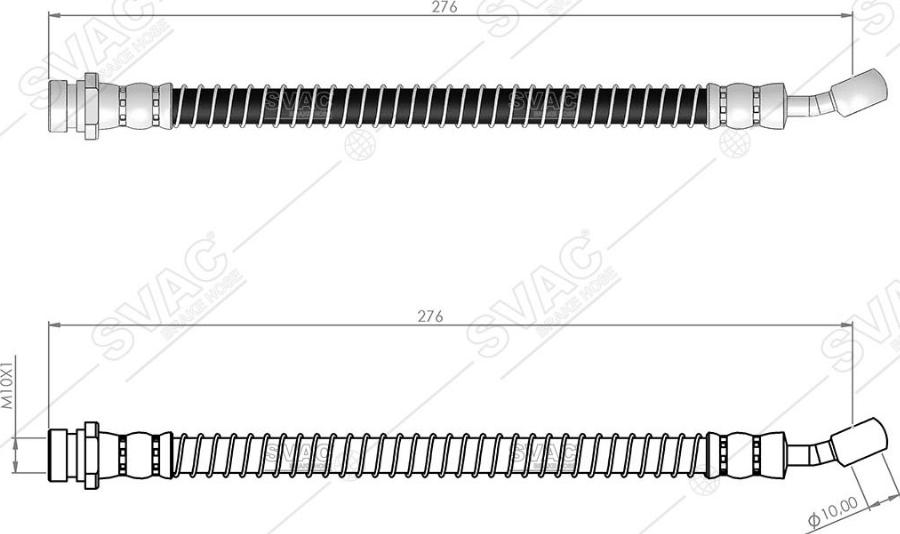 MOBILVERDE 50305704 - Flexible de frein cwaw.fr