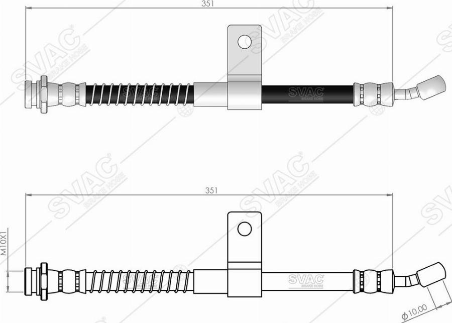 MOBILVERDE 50305703 - Flexible de frein cwaw.fr