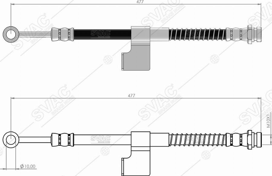 MOBILVERDE 50305725 - Flexible de frein cwaw.fr