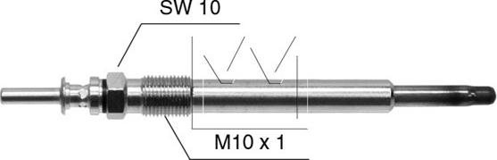 Monark 090507042 - Bougie de préchauffage cwaw.fr