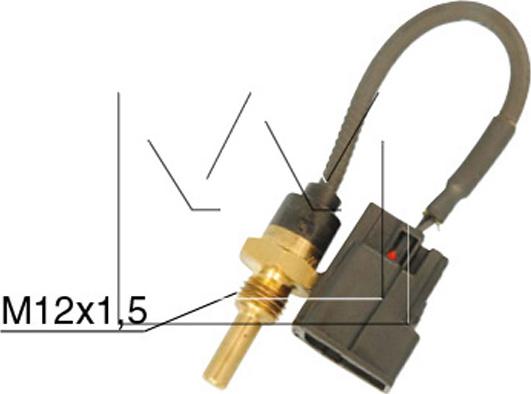 Monark 090600461 - Sonde de température, liquide de refroidissement cwaw.fr