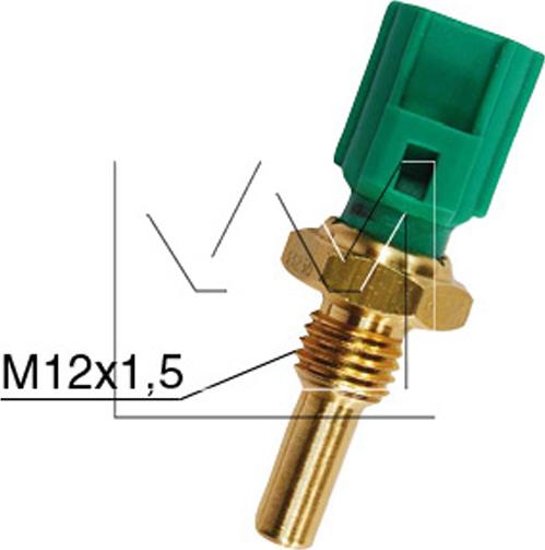 Monark 090600481 - Sonde de température, liquide de refroidissement cwaw.fr