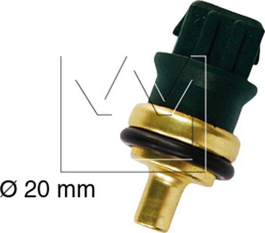 Monark 090600541 - Sonde de température, liquide de refroidissement cwaw.fr