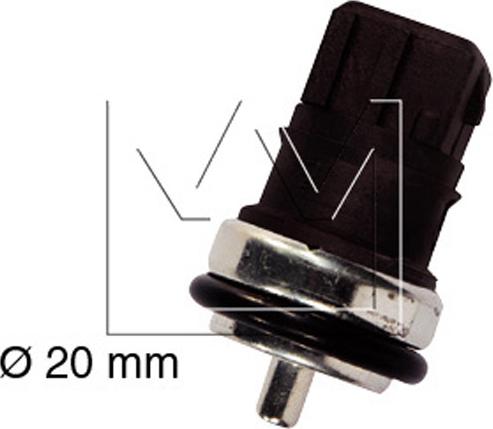 Monark 090600551 - Sonde de température, liquide de refroidissement cwaw.fr