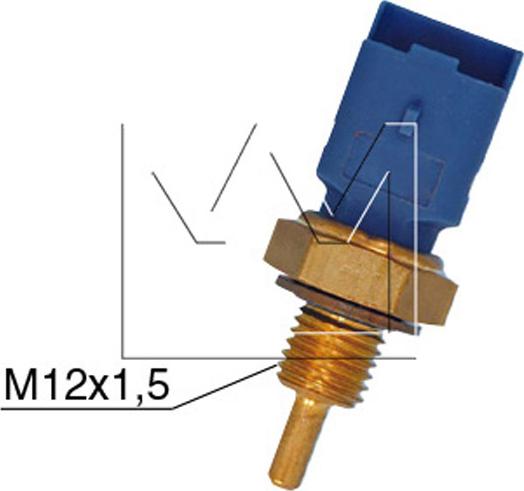 Monark 090600521 - Sonde de température, liquide de refroidissement cwaw.fr