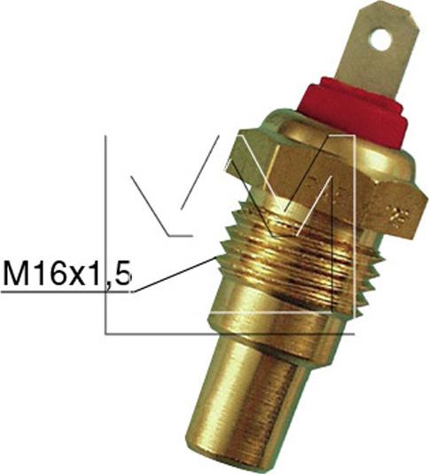 Monark 090600631 - Sonde de température, liquide de refroidissement cwaw.fr