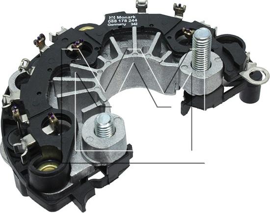 Monark 088178244 - Pont de diodes, alternateur cwaw.fr