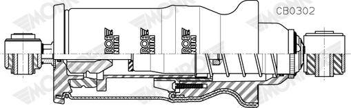 Monroe CB0302 - Amortisseur, suspension de la cabine cwaw.fr