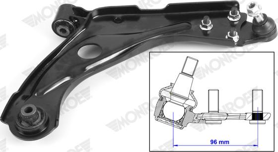 Monroe L38J04 - Bras de liaison, suspension de roue cwaw.fr