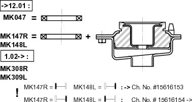 Monroe MK147 - Coupelle de suspension cwaw.fr