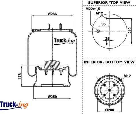 Montcada 0293970 - Ressort pneumatique, suspension pneumatique cwaw.fr