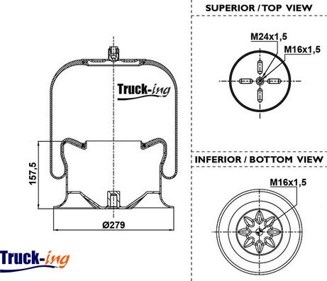 Montcada 0293640 - Ressort pneumatique, suspension pneumatique cwaw.fr