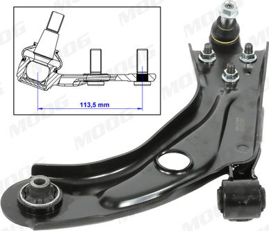 Moog CI-WP-13991 - Bras de liaison, suspension de roue cwaw.fr