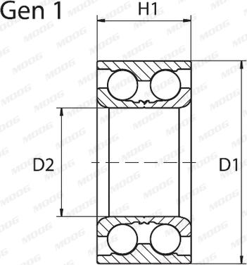 Moog RE-WB-11479 - Kit de roulements de roue cwaw.fr