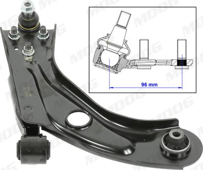 Moog PE-WP-14686 - Bras de liaison, suspension de roue cwaw.fr