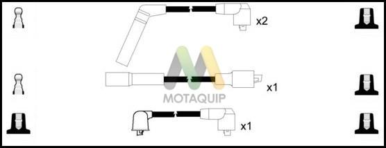 Motaquip LDRL651 - Kit de câbles d'allumage cwaw.fr