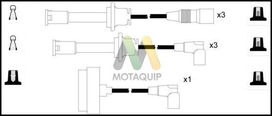 Motaquip LDRL1420 - Kit de câbles d'allumage cwaw.fr