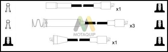 Motaquip LDRL1628 - Kit de câbles d'allumage cwaw.fr