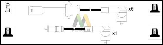 Motaquip LDRL1006 - Kit de câbles d'allumage cwaw.fr