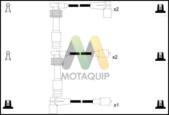 Motaquip LDRL1128 - Kit de câbles d'allumage cwaw.fr