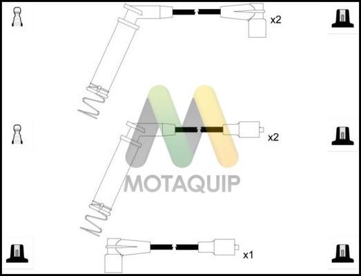 Motaquip LDRL1843 - Kit de câbles d'allumage cwaw.fr