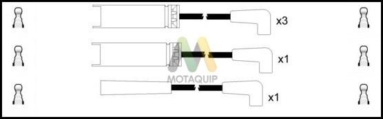 Motaquip LDRL1320 - Kit de câbles d'allumage cwaw.fr