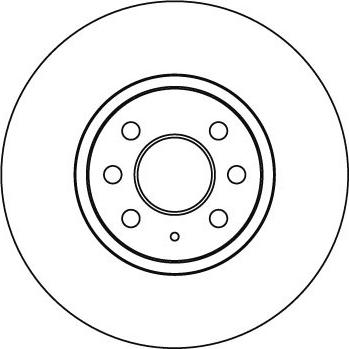 Opel 569007 - Disque de frein cwaw.fr