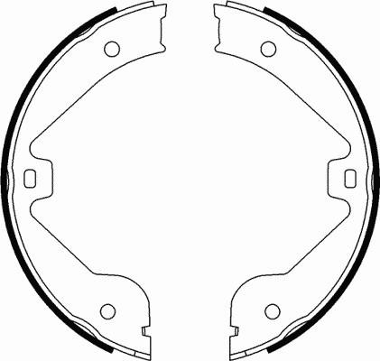 Motaquip LVBS794 - Jeu de mâchoires de frein, frein de stationnement cwaw.fr