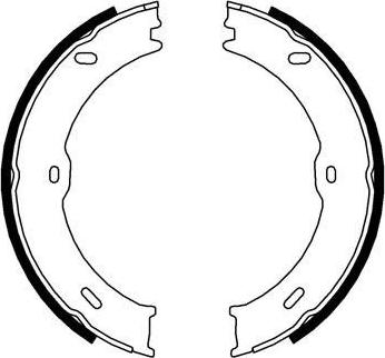 Motaquip LVBS798 - Jeu de mâchoires de frein, frein de stationnement cwaw.fr