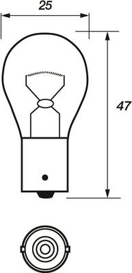 Motaquip VBU241 - Ampoule, feu stop / feu arrière cwaw.fr