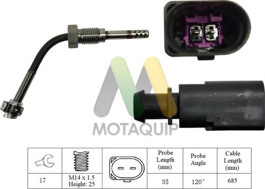 Motaquip LVET401 - Capteur, température des gaz cwaw.fr