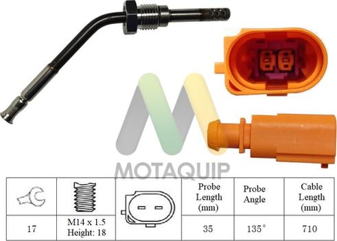 Motaquip LVET402 - Capteur, température des gaz cwaw.fr