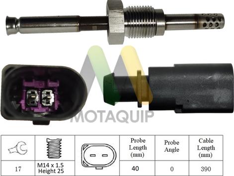 Motaquip LVET397 - Capteur, température des gaz cwaw.fr