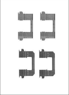 Motaquip LVMK1094 - Kit d'accessoires, plaquette de frein à disque cwaw.fr