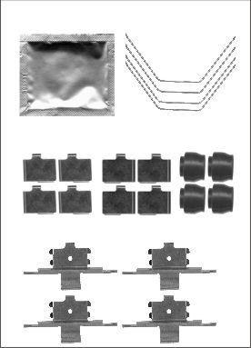 Motaquip LVMK1115 - Kit d'accessoires, plaquette de frein à disque cwaw.fr