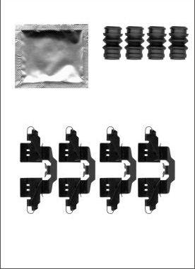 Motaquip LVMK1111 - Kit d'accessoires, plaquette de frein à disque cwaw.fr