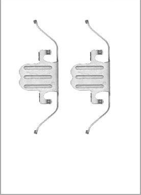 Motaquip LVMK1122 - Kit d'accessoires, plaquette de frein à disque cwaw.fr