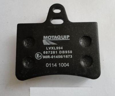 Motaquip LVXL994 - Kit de plaquettes de frein, frein à disque cwaw.fr