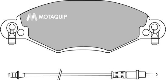 Motaquip LVXL991 - Kit de plaquettes de frein, frein à disque cwaw.fr