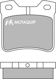 Motaquip LVXL984 - Kit de plaquettes de frein, frein à disque cwaw.fr