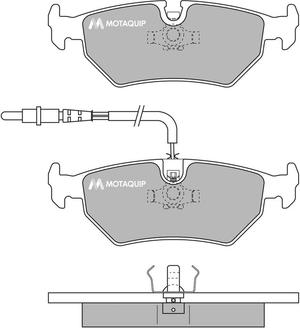 Motaquip LVXL985 - Kit de plaquettes de frein, frein à disque cwaw.fr