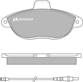 Motaquip LVXL971 - Kit de plaquettes de frein, frein à disque cwaw.fr