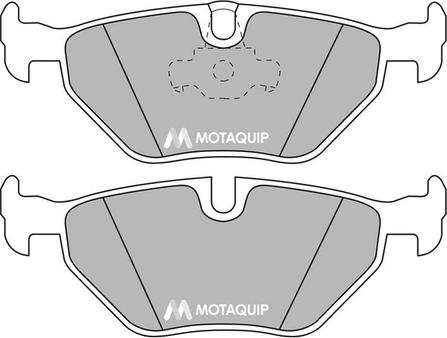 Motaquip LVXL492 - Kit de plaquettes de frein, frein à disque cwaw.fr