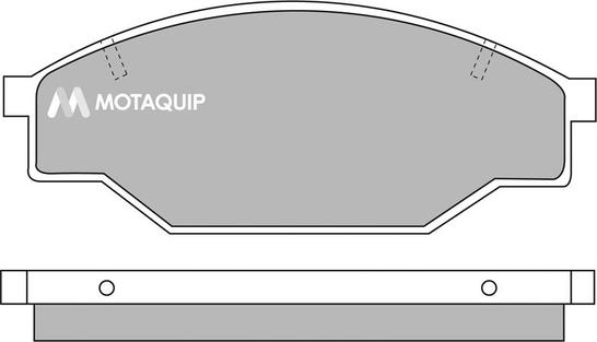 Motaquip LVXL457 - Kit de plaquettes de frein, frein à disque cwaw.fr