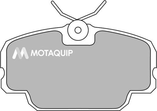 Motaquip LVXL400 - Kit de plaquettes de frein, frein à disque cwaw.fr