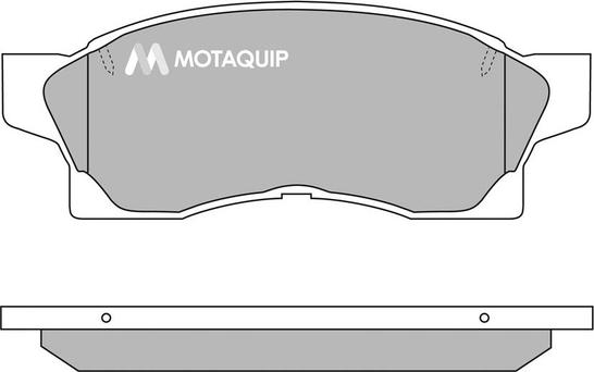 Motaquip LVXL418 - Kit de plaquettes de frein, frein à disque cwaw.fr